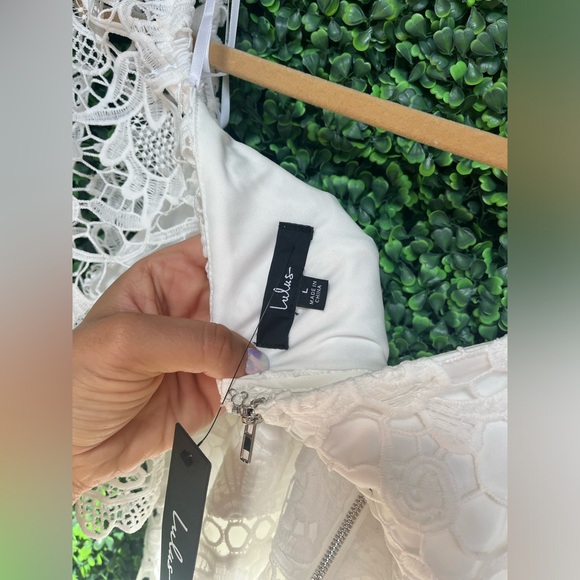 Lulus Briarwood Lace Ruffled Midi Dress - Picture 7 of 7